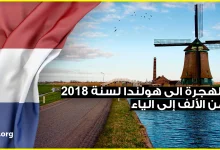 كل ما تريد أن تعرفه عن الهجرة الى هولندا 2018 منذ اللحظة الأولى في بلدك الى أن تصل وتقيم هناك