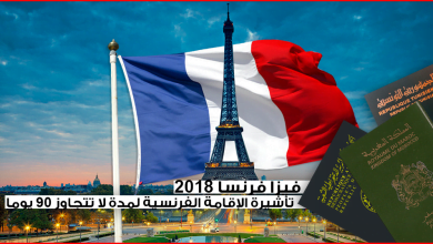 الفيزا الفرنسية 2018 .. كيف يمكن للمواطن العربي طلب تأشيرة الإقامة الفرنسية لمدة لا تتجاوز 90 يوما
