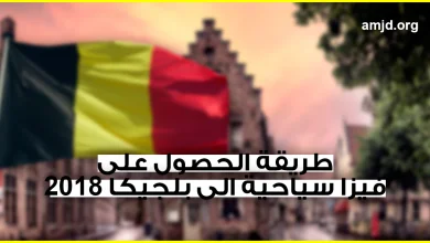 طريقة الحصول على فيزا سياحية الى بلجيكا 2018 بالنسبة للموطنين العرب خطوة بخطوة