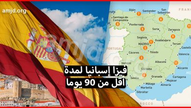 فيزا اسبانيا .. كيف يستطيع المواطن العربي طلب تأشيرة الإقامة الإسبانية لمدة لا تتجاوز 90 يوما