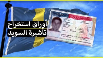 الأوراق والطريقة الصحيحة للحصول على تأشيرة دخول إلى السويد