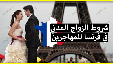 شروط الزواج المدني في فرنسا بالنسبة لمن يرغب بعقد قرانه بشريك فرنسي