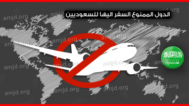 الدول الممنوع السفر اليها للسعوديين