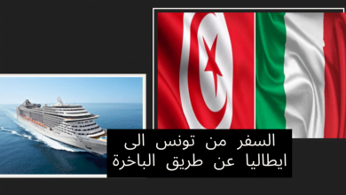 السفر من تونس إلى إيطاليا بحرا