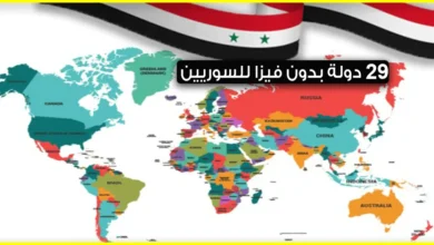 الدول المسموح السفر لها بدون فيزا للسوريين + قوة وترتيب الجواز السوري 2024