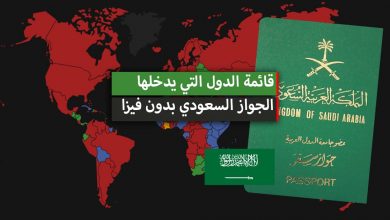 دول بدون تاشيرة للسعوديين 2024 قوة الجواز السعودي 2024