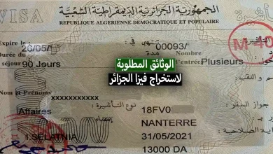فيزا الجزائر 2024 .. أنواع التأشيرات، سعر فيزا الجزائرية