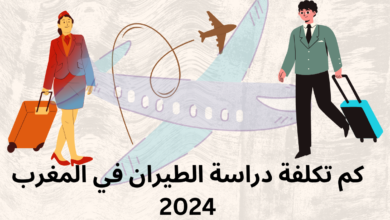 كم تكلفة دراسة الطيران في المغرب 2024